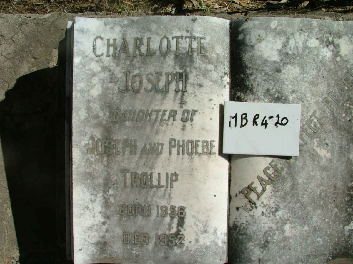 TROLLIP Charlotte Joseph 1856-1952