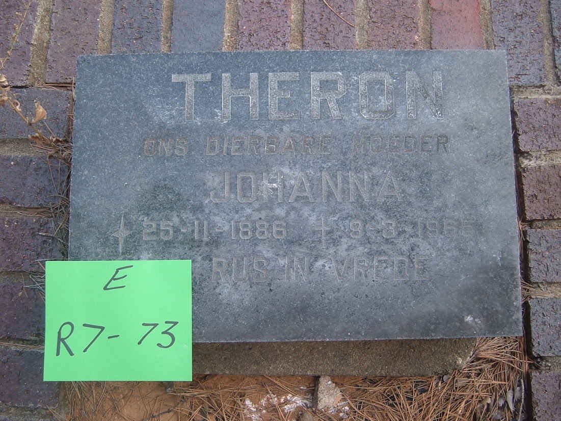 THERON Johanna 1886-1965