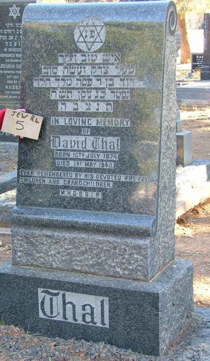 THAL David 1874-1948