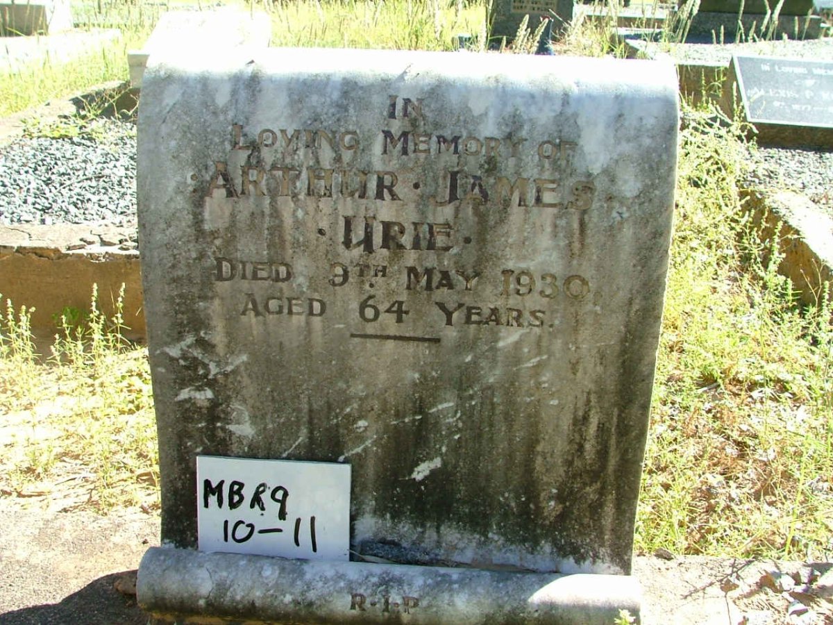 URIE Arthur James -1930