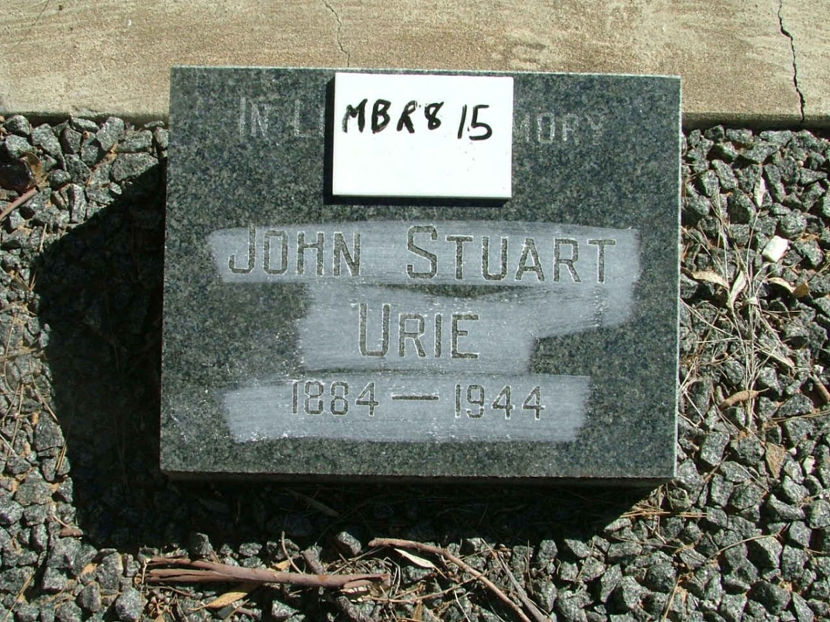 URIE John Stuart 1884-1944