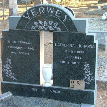 VERWEY Catherina Johanna 1890-1988