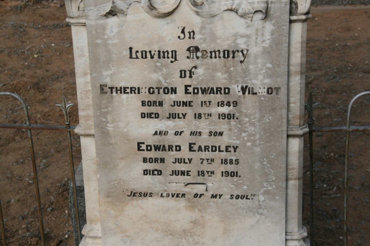 WILMOT Etherington Edward 1849-1901 :: WILMOT Edward Eardley 1885-1901