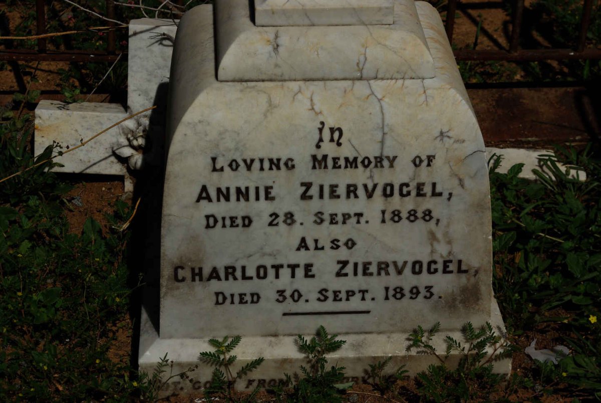 ZIERVOGEL Annie -1888 :: ZIERVOGEL Charlotte -1893
