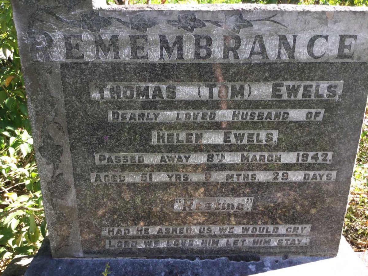 EWELS Thomas -1942