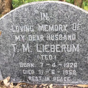 LIEBERUM T.M. 1928-1958