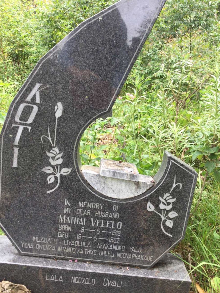 KOTI Mathai Velelo 1919-1992