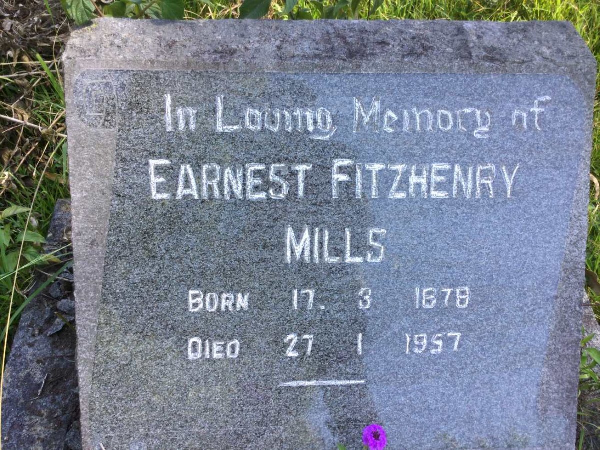 MILLS Earnest Fitzhenry 1878-1957