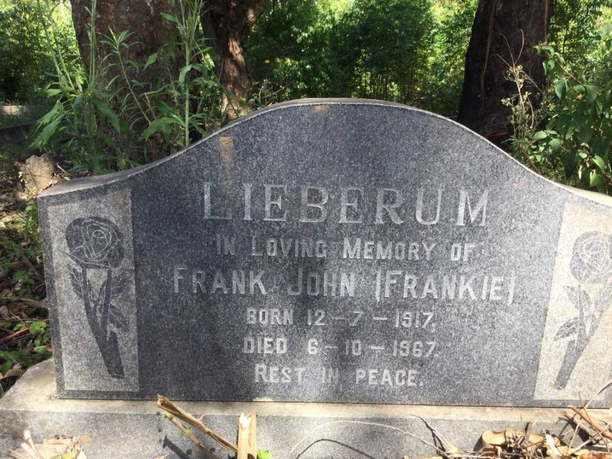 LIEBERUM Frank John 1917-1967