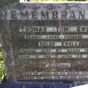 EWELS Thomas -1942