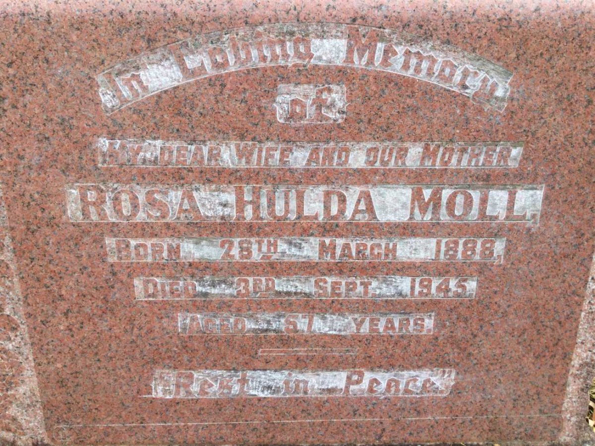 MOLL Rosa Hulda 1888-1945