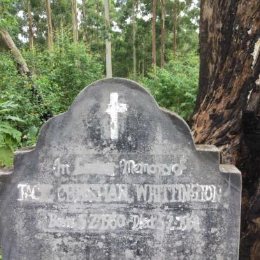 WHITTINGTON Jack Christian 1960-196?