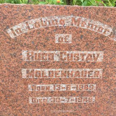 MOLDENHAUER Hugo Gustav 1880-1946