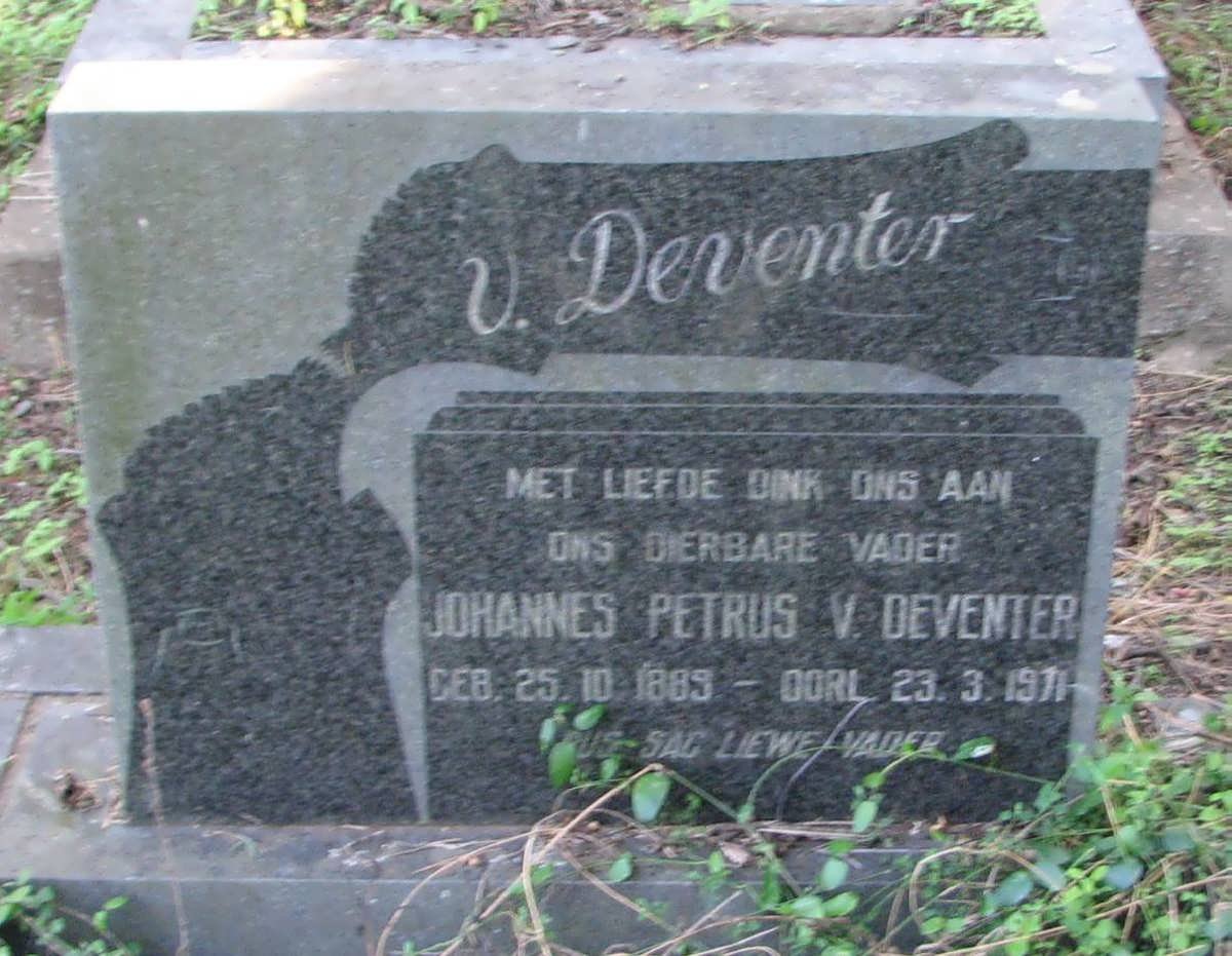 DEVENTER Johannes Petrus, van 1889-1971
