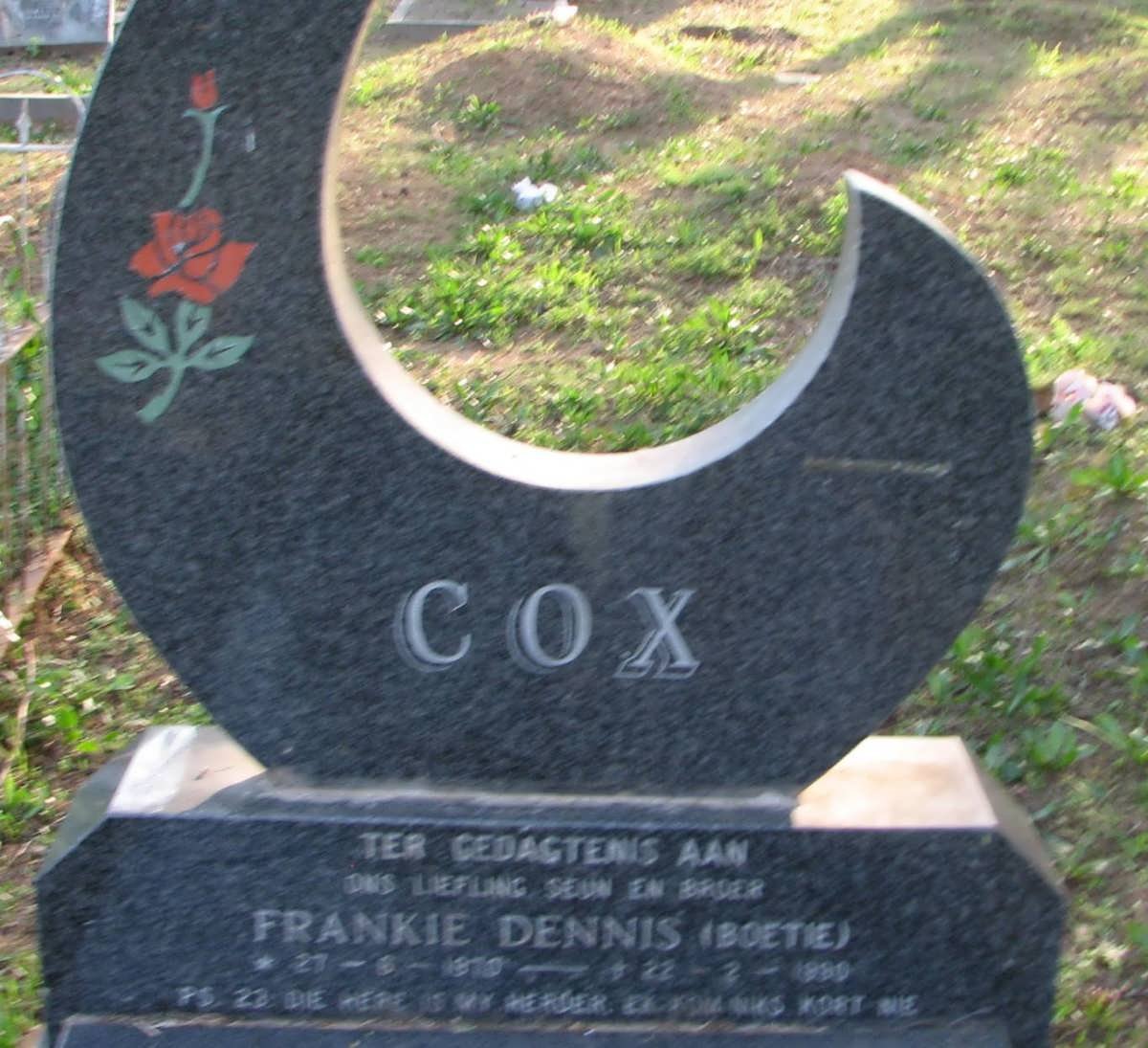 COX Frankie Dennis 1970-1989