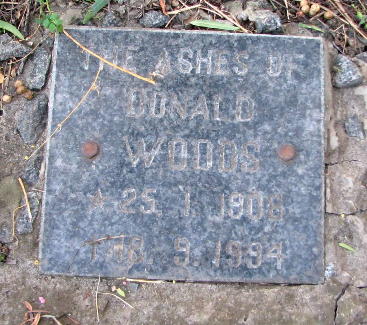 WOODS Donald 1908-1994