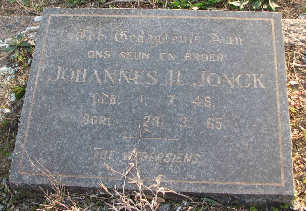 JONCK Johannes H. 1948-1965