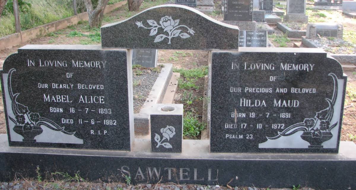 SAWTELL Hilda Maud 1891-1972 :: SAWTELL Mabel Alice 1893-1982