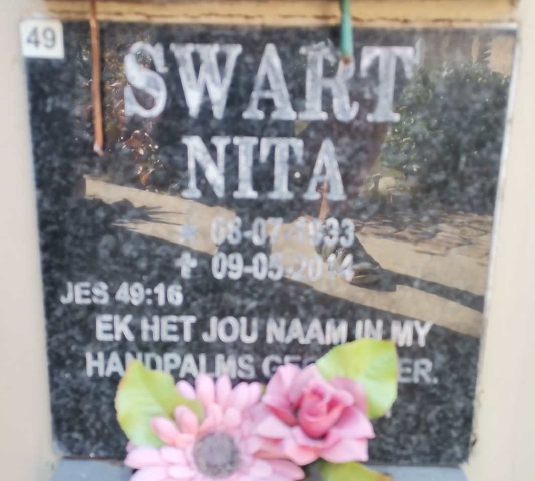 SWART Nita 1933-2014