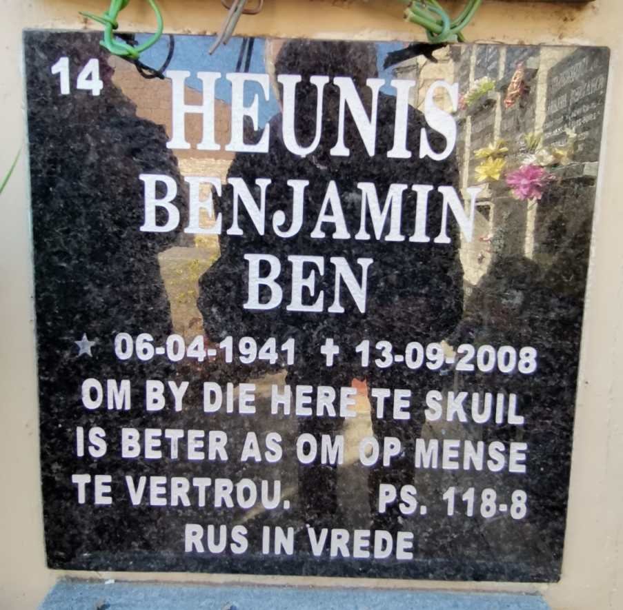 HEUNIS Benjamin 1941-2008