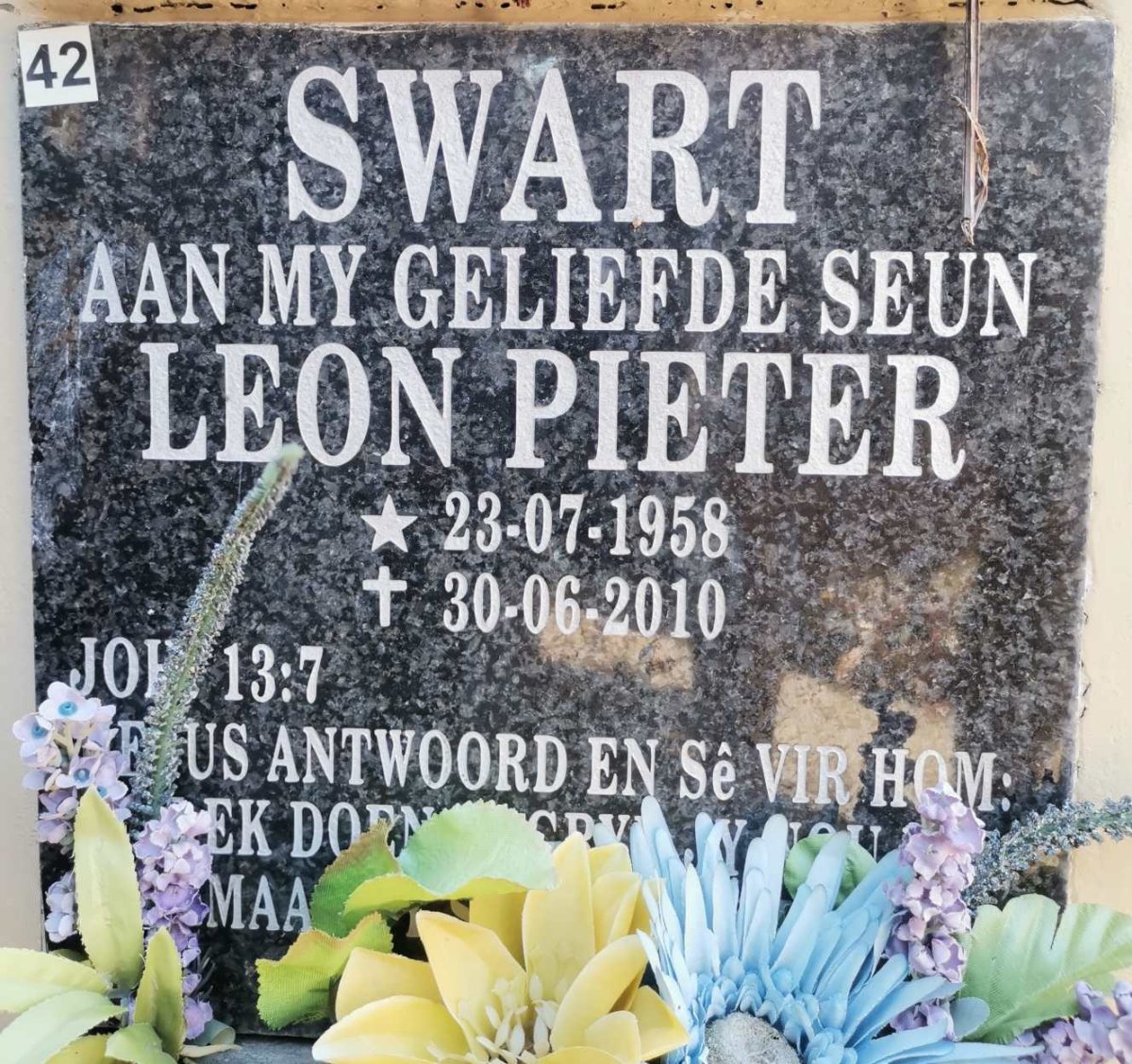 SWART Leon Pieter 1958-2010