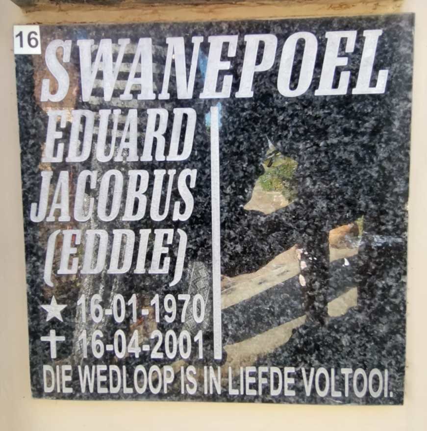 SWANEPOEL Eduard Jacobus 1970-2001