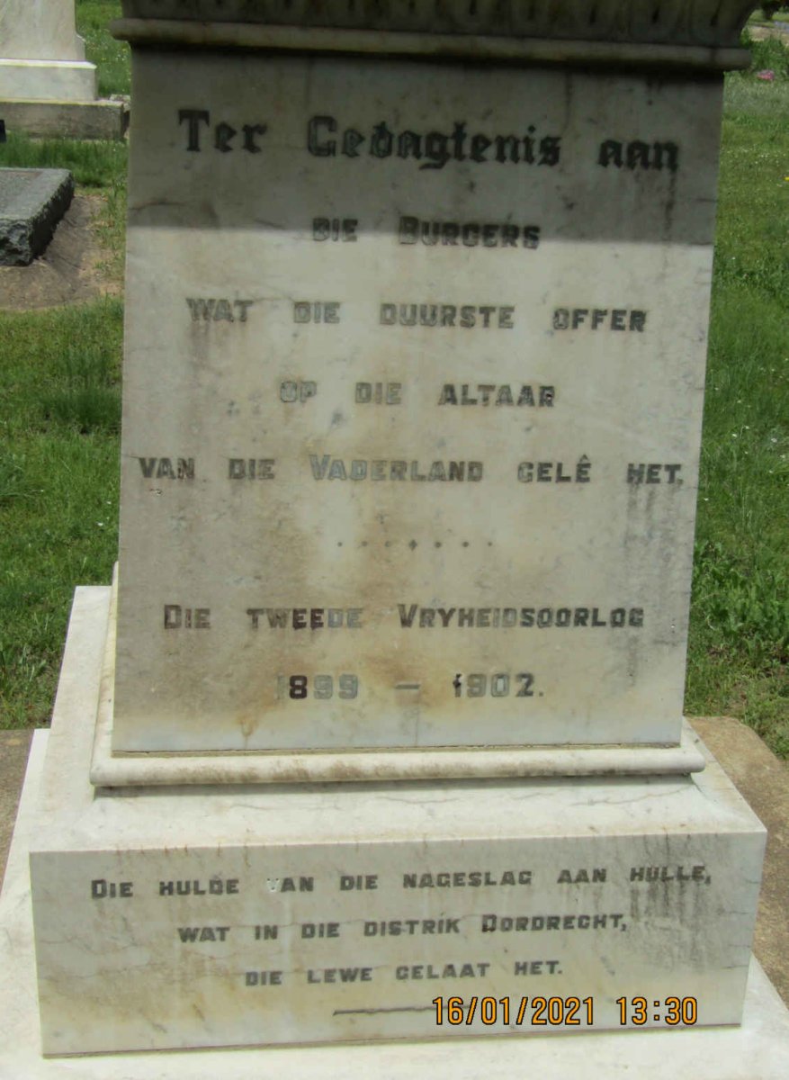 Anglo Boer War Memorial 1899-1902_2