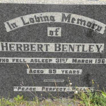 BENTLEY Herbert -1964