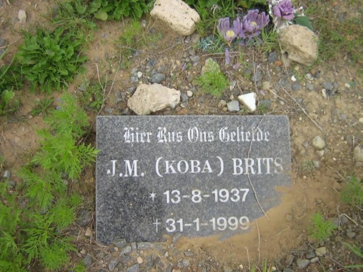 BRITS J.M. 1937-1999.