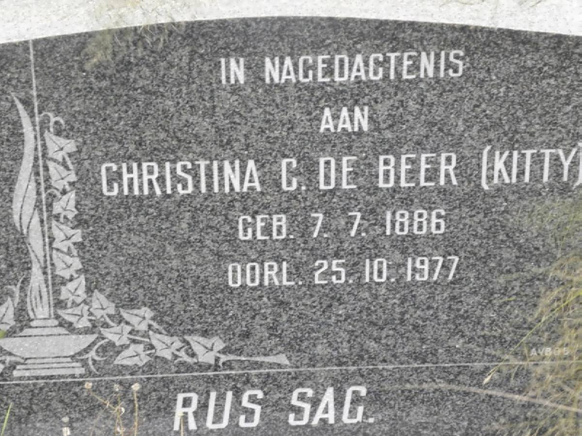 BEER Christina G., de 1886-1977