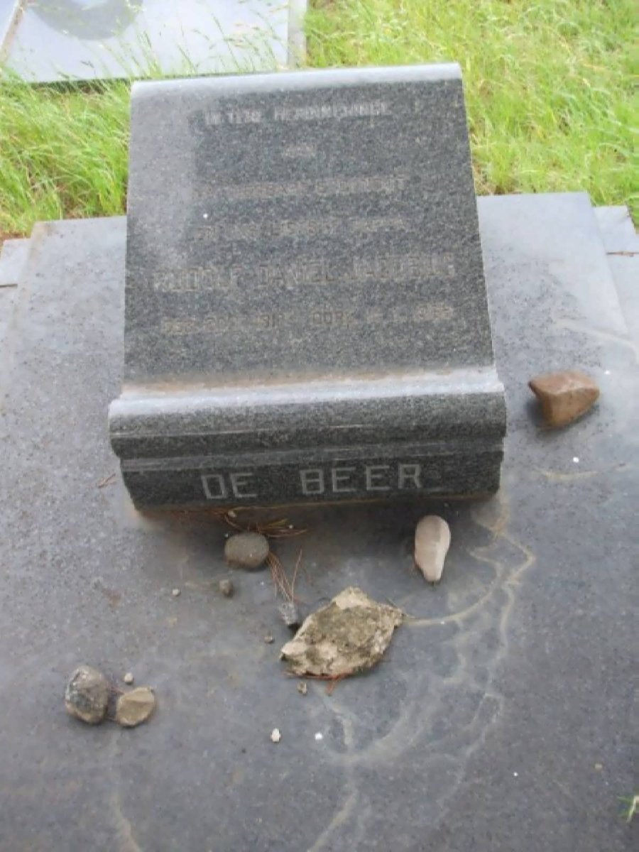 BEER Rudolf Daniel Jacobus, de 1917-1968