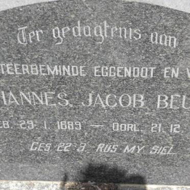 BEUKES Johannes Jacob 1889-1960
