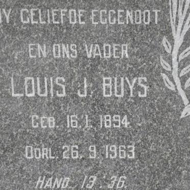 BUYS Louis J. 1894-1963