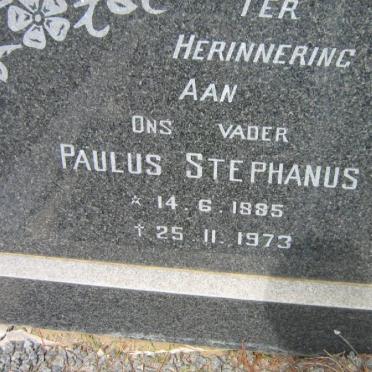 BOTHA Petrus Stephanus 1885-1973