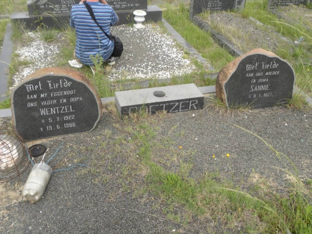 COETZER Wentzel 1922-1986 &amp; Sannie 1927-