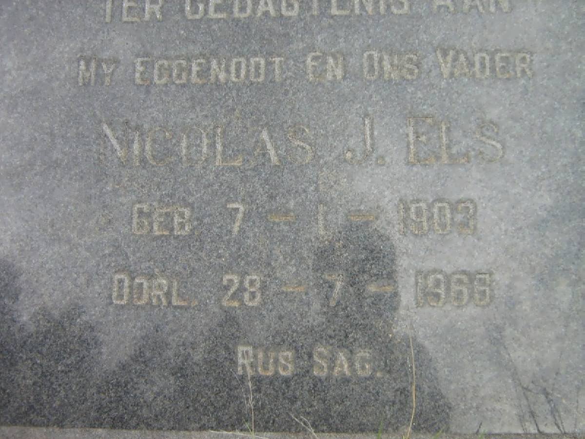 ELS Nicolas J. 1902-1965