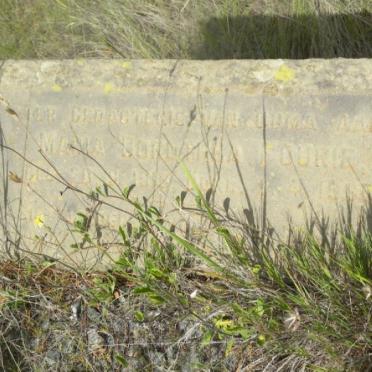 FOURIE Maria Dorothea 1918-1930