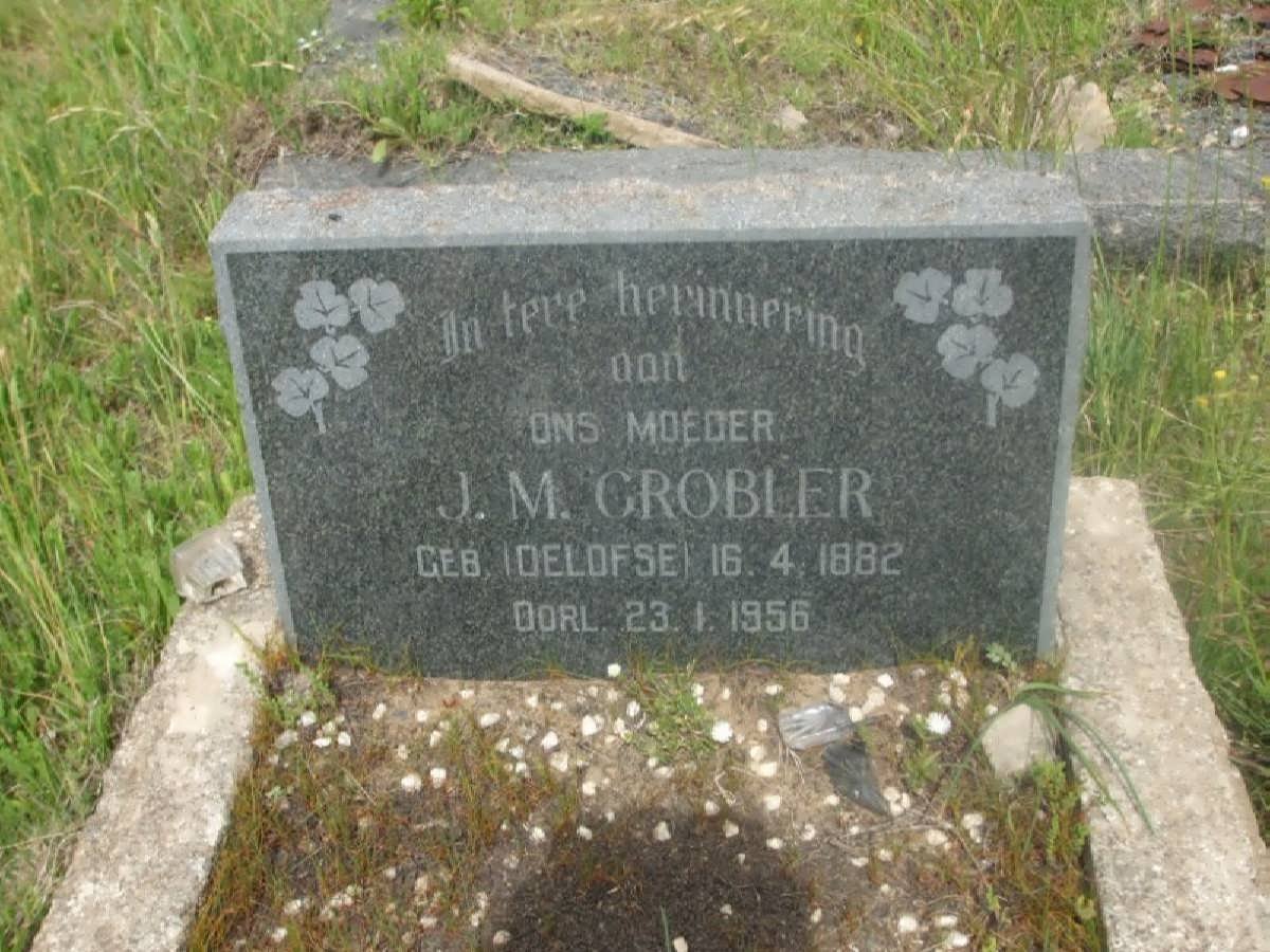 GROBLER J.M. nee OELOFSE 1882-1956