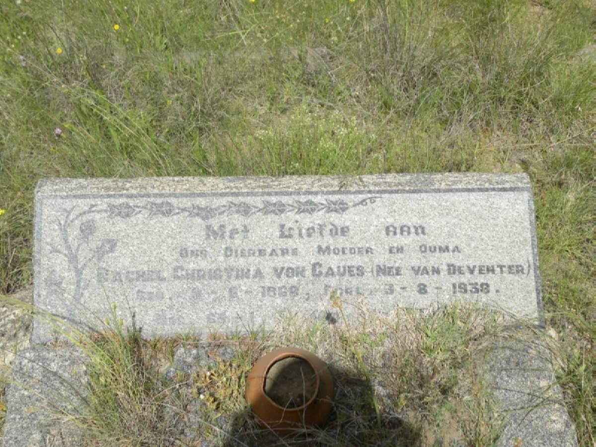 GAUES Rachel Christina, von nee VAN DEVENTER 1868-1938