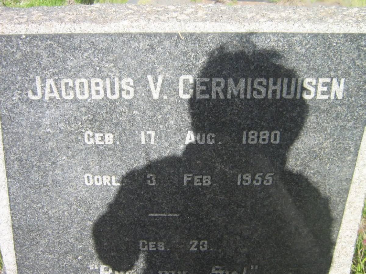 GERMISHUISEN Jacobus V. 1880-1955