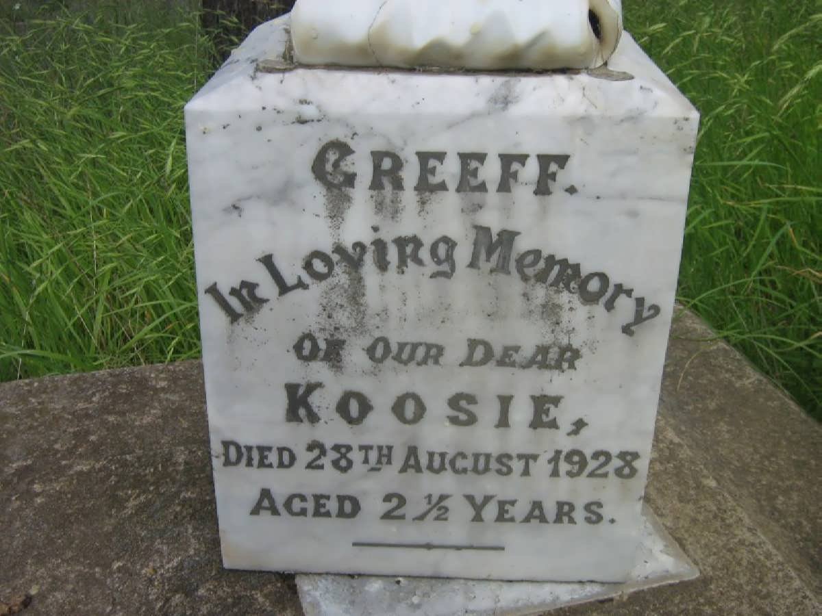 GREEFF Koosie -1928