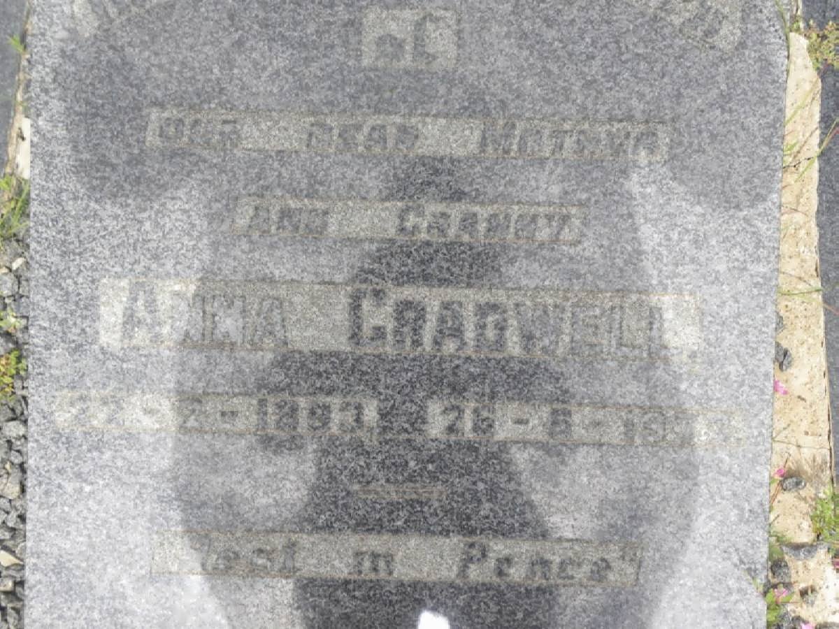 GRADWELL Anna 1893-197?