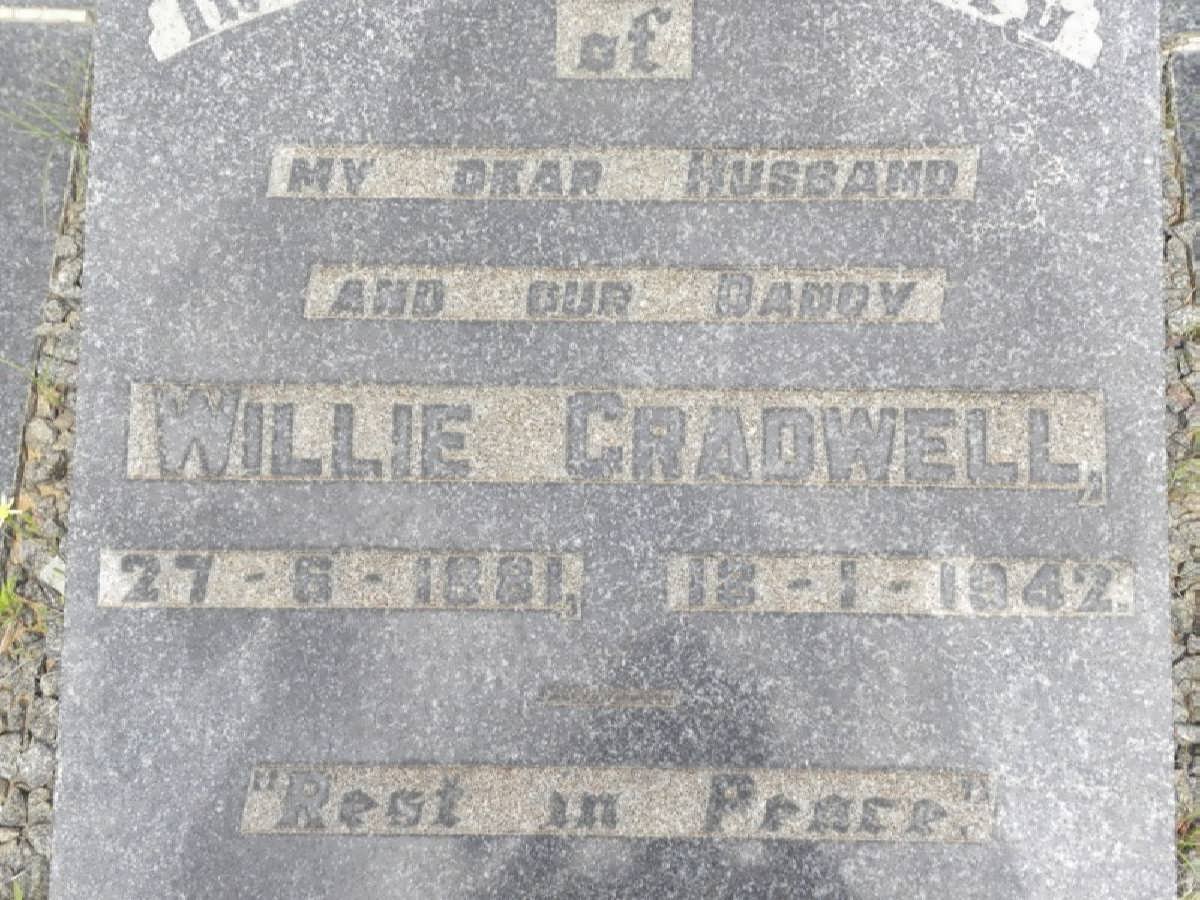 GRADWELL Willie 1881-1942