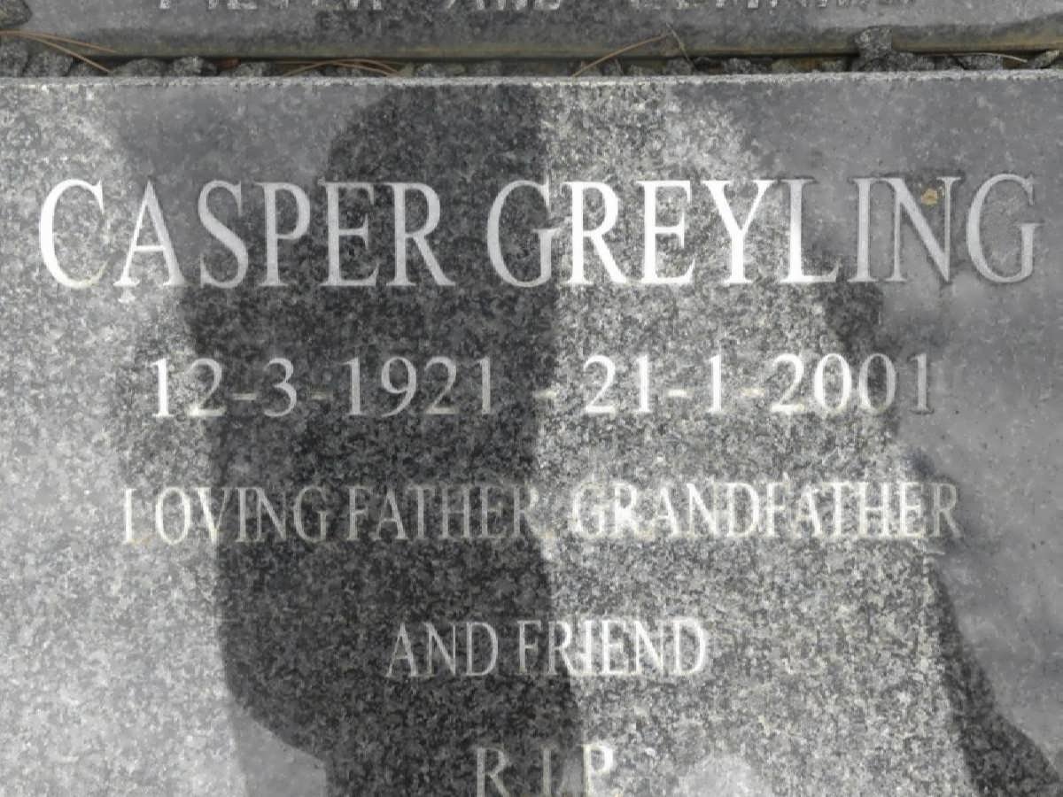 GREYLING Casper 1921-2001
