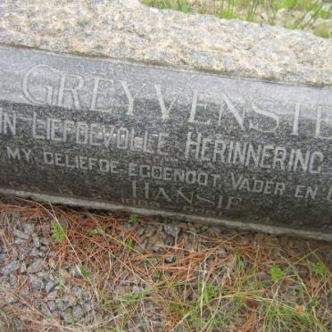 GREYVENSTEIN Hansie 1889-1967