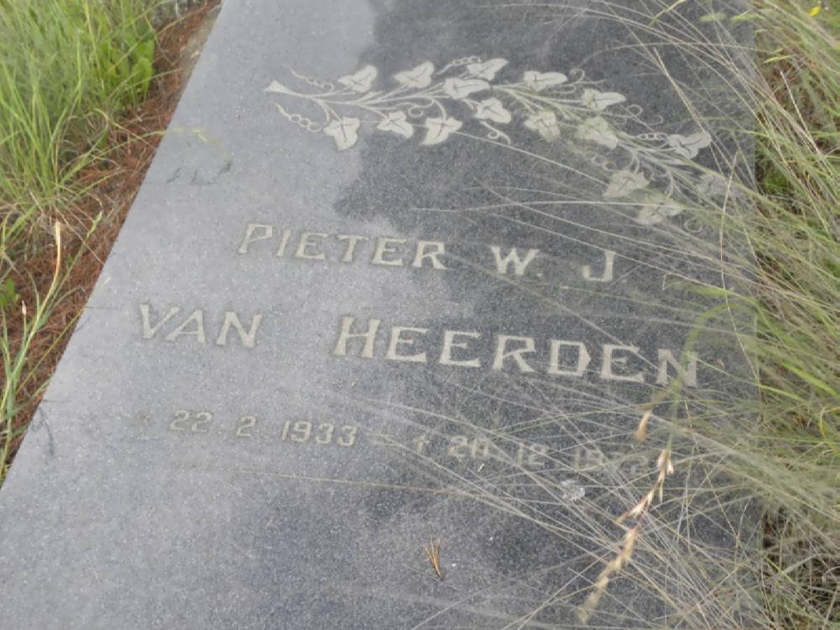 HEERDEN Pieter W.J., van 1933-1972