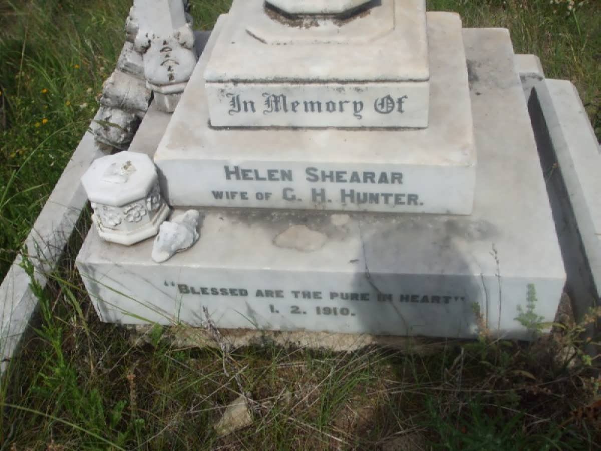 HUNTER Helen nee SHEARAR -1910