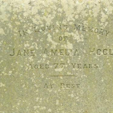 HOOLE Jane Amelia