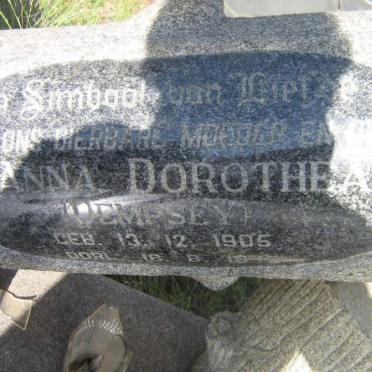 HENNING Anna Dorothea nee DEMPSEY 1905-1973
