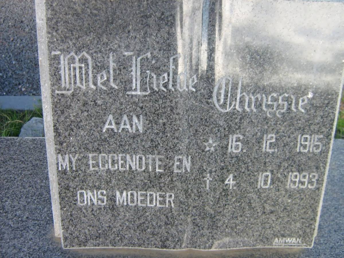HEERDEN Chrissie, van 1915-1993